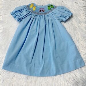 Be Mine Smocked Summer Themed‎ Dress
